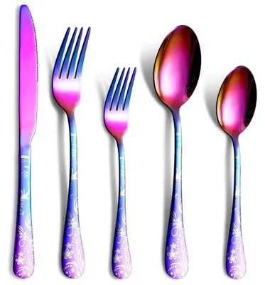 Produktbild von Edelstahl Besteckset für 4 Personen, 20-teilig, Spülmaschinenfest