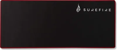 Produktbild von SureFire Silent Flight 680, Schwarz, Rot, Einfarbig, Faser, Polyester, Gummi, Anti-Rutsch-Basis, Gaming-Mauspad