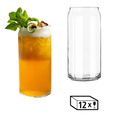 Produktbild von LIBBEY 70463 Trinkglas, "GLASS CANS", 591 ml, 12er Set