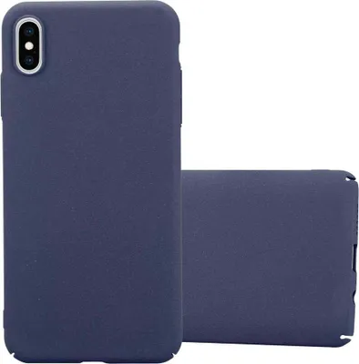 Produktbild von Cadorabo Schutzhülle für Apple iPhone XS MAX Hülle in Blau Etui Hard Case Handyhülle Cover
