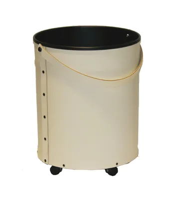 Produktbild von Holzkorb,Kaminkorb, Holzaufbewahrung, beige,regeneriertes Leder