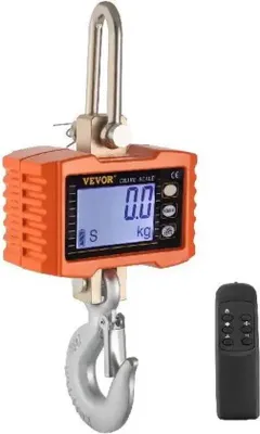 Productafbeelding van Famanu Digitale Kraanweegschaal - LED-display - Aluminium - Industriële weegschaal