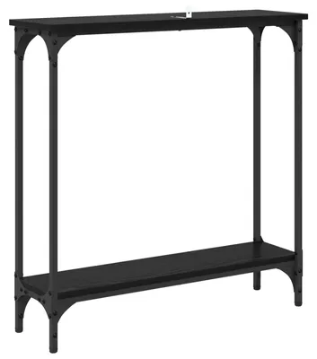 Obrázek produktu pro Konzolový stolek Černý dub 75 x 22,5 x 75 cm kompozitní dřevo