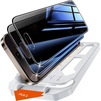 Produktbild von Displayschutzfolie für iPhone 16 Pro Max 6.9 Zoll, 25° Anti-Spionage, 2 Stück
