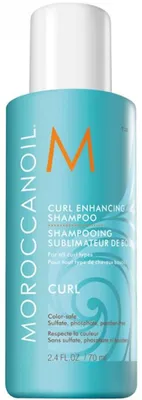Productafbeelding van Moroccanoil Curl Curl Enhancing Shampoo, voedende shampoo voor golvend en krullend haar, 70 ml
