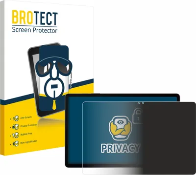 Produktbild von BROTECT Sichtschutzfolie für Samsung Galaxy Tab S9 FE+ Anti-Spy Privacy Sichtschutz Blickschutz Folie Blaulicht-Schutz