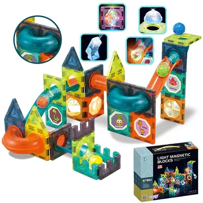 Produktbild von Woopie - WOOPIE magnetische Blöcke Light Ball Track 75 el.