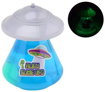 Obrázok produktu pre Johntoy UFO slizová hračka so svetelným a svietiacim efektom v tme