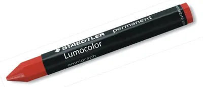 Produktbild von STAEDTLER Signierkreide Lumocolor permanent omnigraph, rot, Menge: 1 Stück