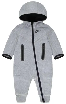 Produktbild von Nike Tech Fleece Overall, Farbe: Dunkelgrau meliert, für Babys