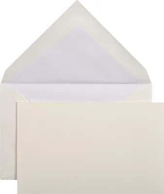 Produktbild von G.Lalo 5x Korrespondenzset, 10 Karten und 10 Umschläge 90x140mm - Weiß 25600L