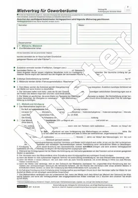 Produktbild von BRUNNEN Mietvertrag Gewerberäume 1025203