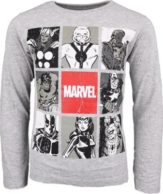 Produktbild von Marvel Avengers Kinder Langarm T-Shirt – Grau / 164