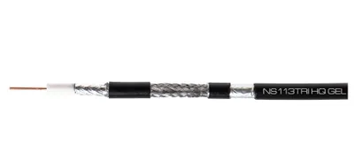 Produktbild von Gel-Koaxial-Antennenkabel NS100TRI GEL, 100m Rolle