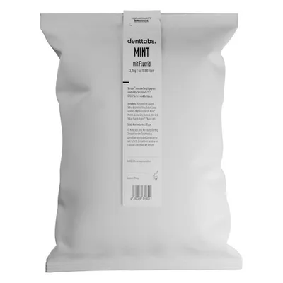 Produktbild von Zahnputztabletten - Mint mit Fluorid 10.000Stk 3,15Kg