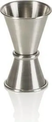 Produktbild von Jigger, Ø 4,5 cm, Höhe 7 cm, 1,5/3 cl, Chromnickelstahl