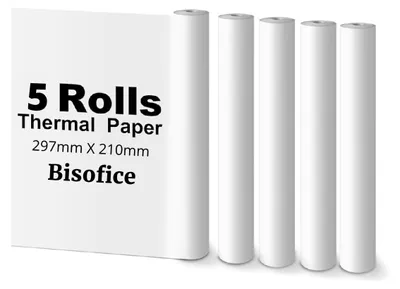 Obrázok produktu pre Kassarol, termopapier, role, formát A4 – šírka 21,2 cm – 5 rolí