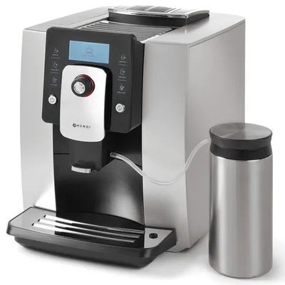 Image de Machine à café entièrement automatique avec réservoir à lait et écran tactile, pour préparer des espressos, cappuccinos et lungos