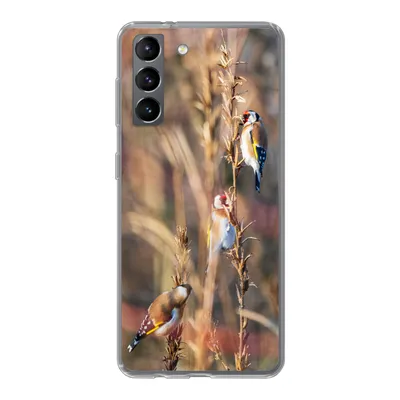Produktbild von MuchoWow® Handyhülle Schutzhülle Hülle für Samsung Galaxy S21 Vögel - Äste - Wald Silikon Softcase Handy Hülle - Softcase