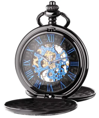 Productafbeelding van Solidchoice - Klassiek Zakhorloge met Ketting, Mechanisch Handopwindend, Antiek Design