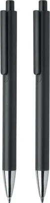 Immagine prodotto di MidOcean - Set di penne a sfera "Orwell", alluminio riciclato, confezione da 2 MO835 (taglia unica) (nero)