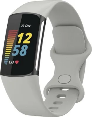 Produktbild von Silikon Armband Grau M/L Wasserfest
