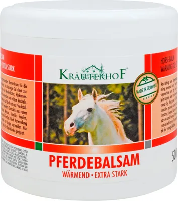 Produktbild von KRÄUTERHOF Pferdebalsam wärmend extra stark, 500 ml Creme