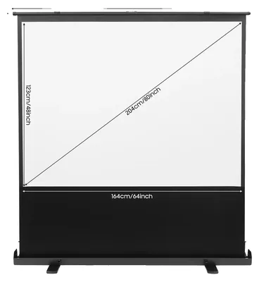 Image de Écran de projection, design portable, qualité d'image exceptionnelle, 164x123 cm