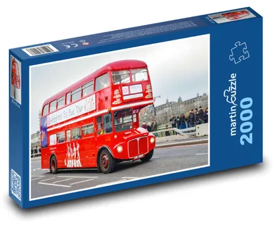Obrázek produktu pro martinpuzzle - Puzzle 2000 - Červený autobus