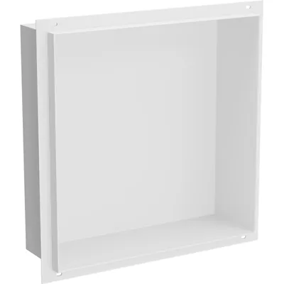 Obrázok produktu pre Mexen X-Wall-NR zapustená polica bez obruby 30 x 30 cm, Biela - 1921303010