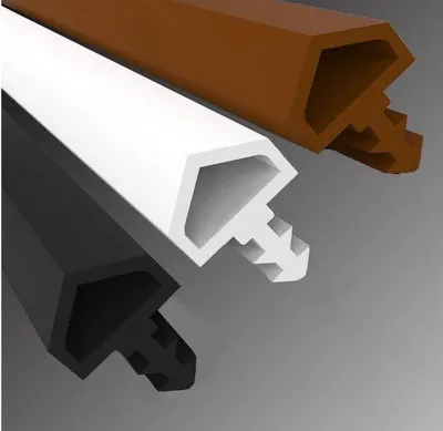 Obrázek produktu pro Gumové těsnění – 15 metrů – pro dřevěná okna a dveře – těsnicí lišta 8 mm x 5 mm – gumové těsnění – těsnění oken a dveří – zapuštěné – bílé