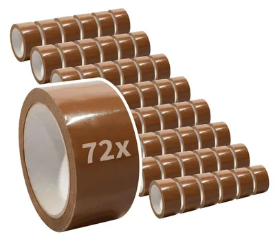 Produktbild von selmundo 356, PP-Packband, 50mm x 66m, braun 72