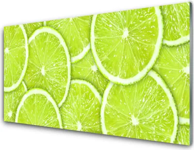 Produktbild von Acrylglasbilder 100x50 Wandbild Druck Limetten Küche
