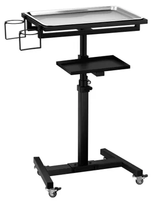 Productafbeelding van Verstelbare Tattoo Werkstation Trolley van RVS