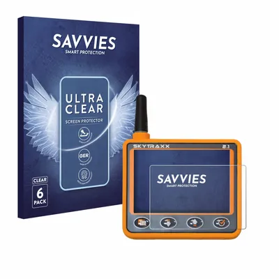 Produktbild von 6x Für Skytraxx 2.1 Vario Schutzfolie Savvies Displayschutz Display Schutz Folie Klar Transparent