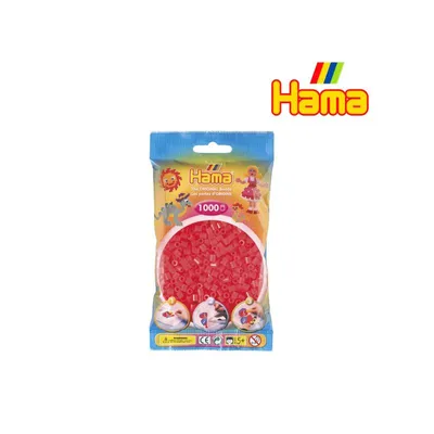 Immagine prodotto di Hama -Perline di ferro 1000 pezzi rosso neon