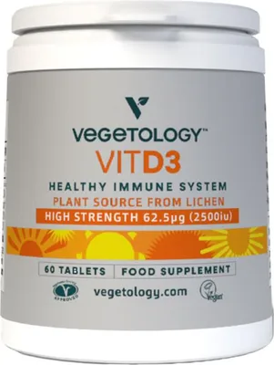 Produktbild von Vegetology Vitashine Vitamin D3 60 Tabletten