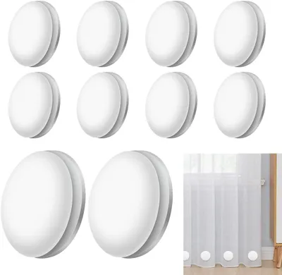Produktbild von Tischdeckenbeschwerer 10 Stück, extra schwer Edelstahl, für draußen, weiß