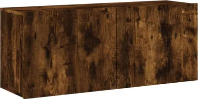 Produktbild von vidaXL TV-Wandschrank Räuchereiche 100x30x41 cm