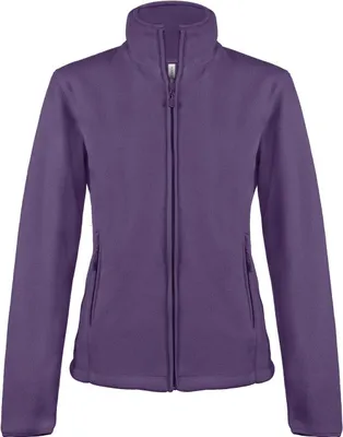 Produktbild von Kariban Damen Fleece Jacke Micro Fleecejacke Windjacke Winterjacke, Größe:4XL, Farbe:Purple