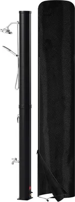 Immagine prodotto di Doccia solare Izrielar 40L Doccia da esterno Doccia da giardino con copertura protettiva e doccetta per piscina e campeggio