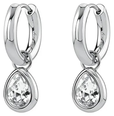 Immagine prodotto di Orecchini 2 in 1 in acciaio con cristallo Symphonia BYM215