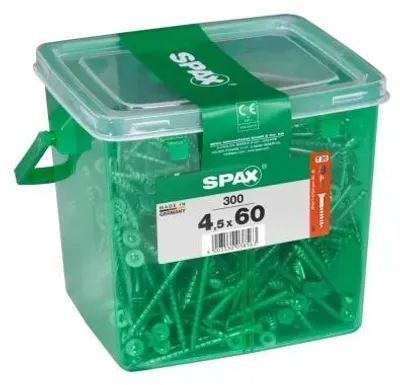 Immagine prodotto di Vite universale SPAX WIROX, 4,5x60, 300 pezzi, 4191010450609