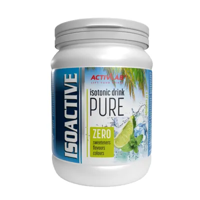Zdjęcie produktu dla Activlab Isoactive PURE 680 g – Izotonik z Elektrolitami, Witaminami, Cynkiem i Kofeiną, Naturalny