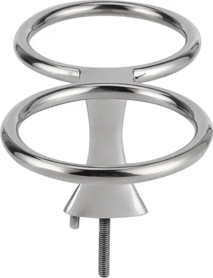 Produktbild von 316 Edelstahl Doppelring-Getränkehalter Getränkehalter für Marine, Boot, Yacht, Auto, Wohnmobil