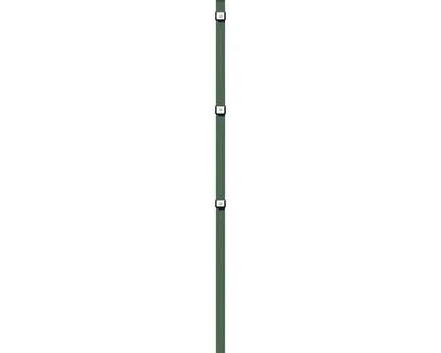 Image de Poteaux de clôture Alberts 677688 avec bride de serrage et accessoires, verts, longueur 2000 mm, 60 x 40 mm