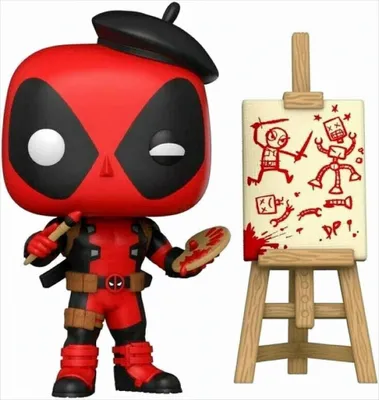Obrázek produktu pro Marvel Deadpool 30. výročí POP! Vinyl Figur Artist Deadpool 9 cm