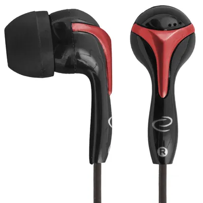 Obrázek produktu pro Esperanza EH123, Kabel, Hudba, Sluchátka, Černá, Červená