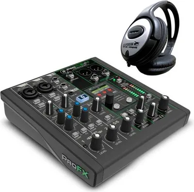 Zdjęcie produktu dla Konsola mikserska Mackie ProFX6v3+ mikser analogowy ze słuchawkami