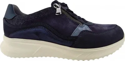 Produktbild von Waldläufer K-Janka notte sportlicher Schnürer Blau in Gr. 41